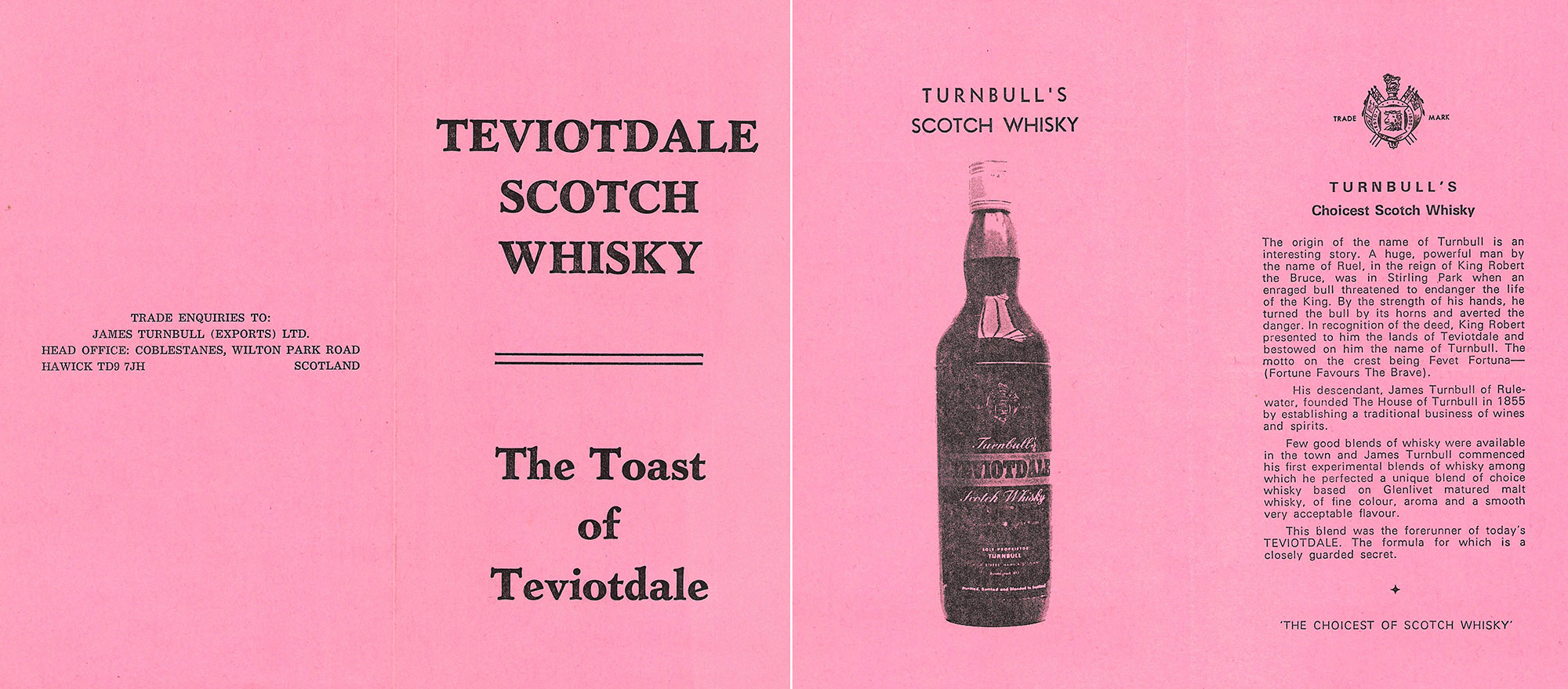 The Toast of Teviotdale Advertisement